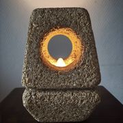 Sculptural lamp in stone 1960-70