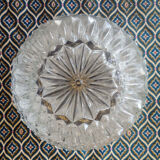 Moulded glass ceiling light