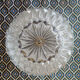 Plafonnier en verre moulé