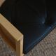 Mid century rud thygesen armchair in cane and leather, king series botium, 1980s