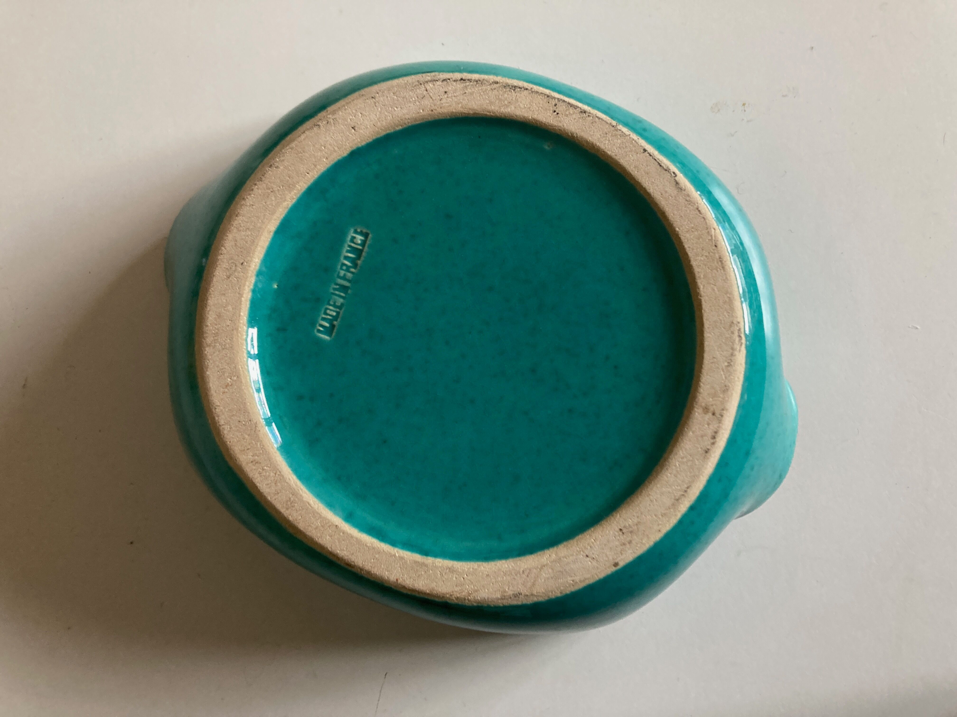 Empty ceramic fish pocket Vallauris 1960