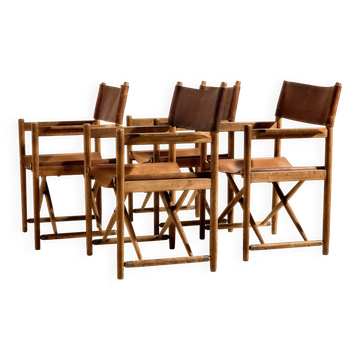 Fauteuil en chêne modèle 903 par Kurt Culetto pour Horgen Glarus, lot de 4