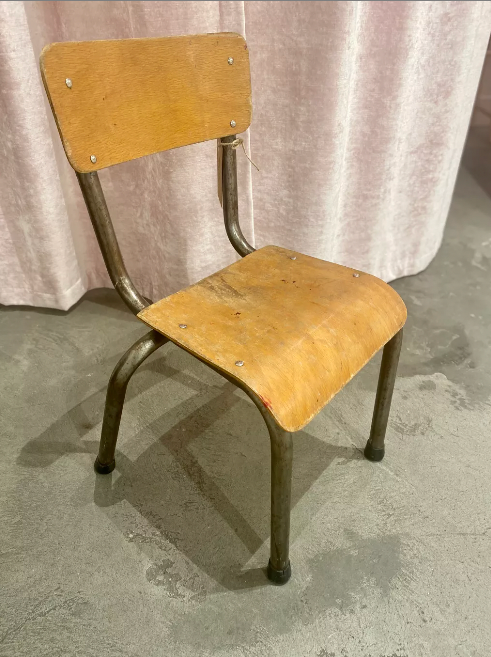Vintage school chair for children