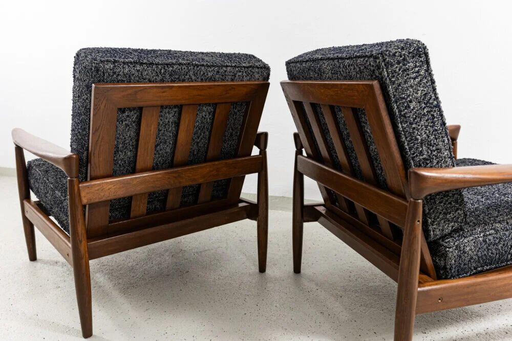 Vintage IKEA "Kolding" armchair by Erik Wørts for IKEA, 1960, pair of 2