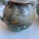 Fine porcelain tea service Japan - Decor of Cranes and Bamboo