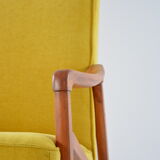Yellow pen armchair