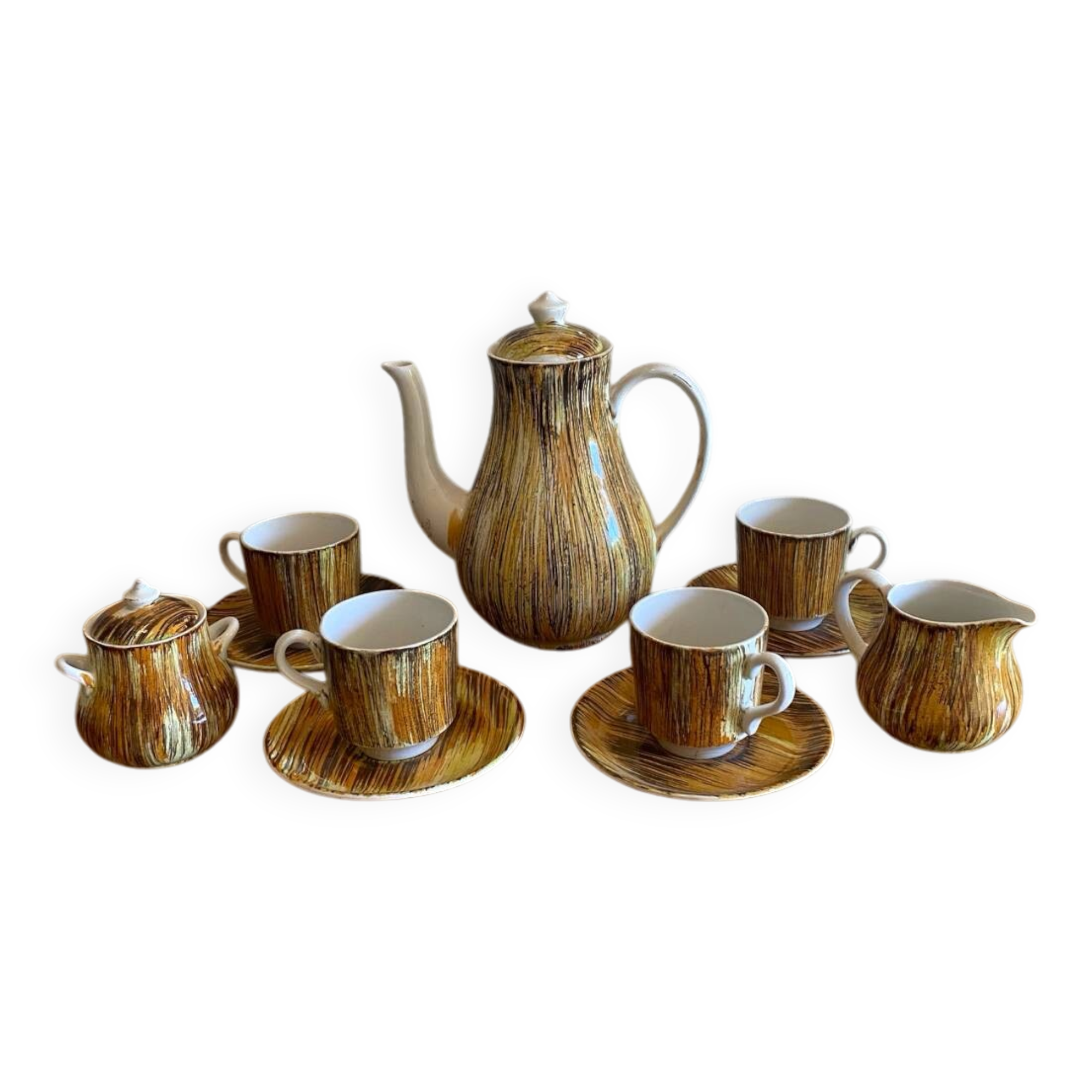 Vintage Midwinter England coffee set