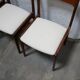 Set of 6 vintage Scandinavian teak chairs