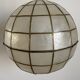 Ball in mother-of-pearl and brass to hang
