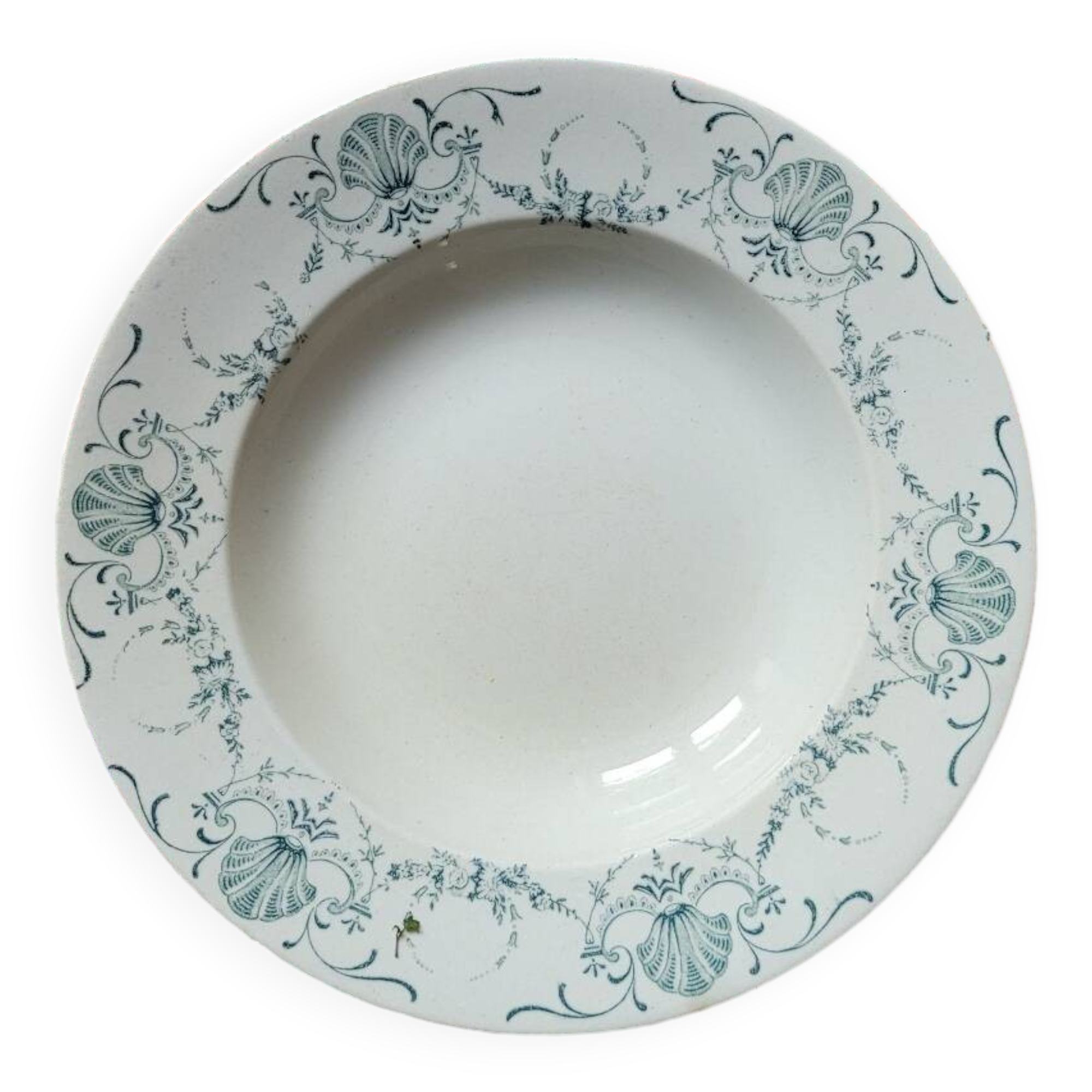 Assiette creuse Guirlande de Luneville