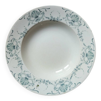 Assiette creuse Guirlande de Luneville