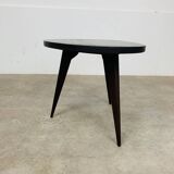 Tripod plant stand with compass feet, wood, 1950s