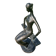 Sculpture of a dancer on a swing signed by Raphaël