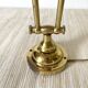 Wall light for brass picture lighting
