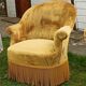 Fauteuil crapaud velours