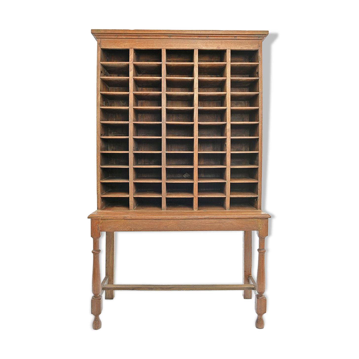 Craftsman's furniture with 55 bins