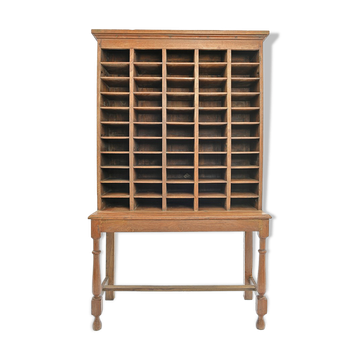 Craftsman's furniture with 55 bins