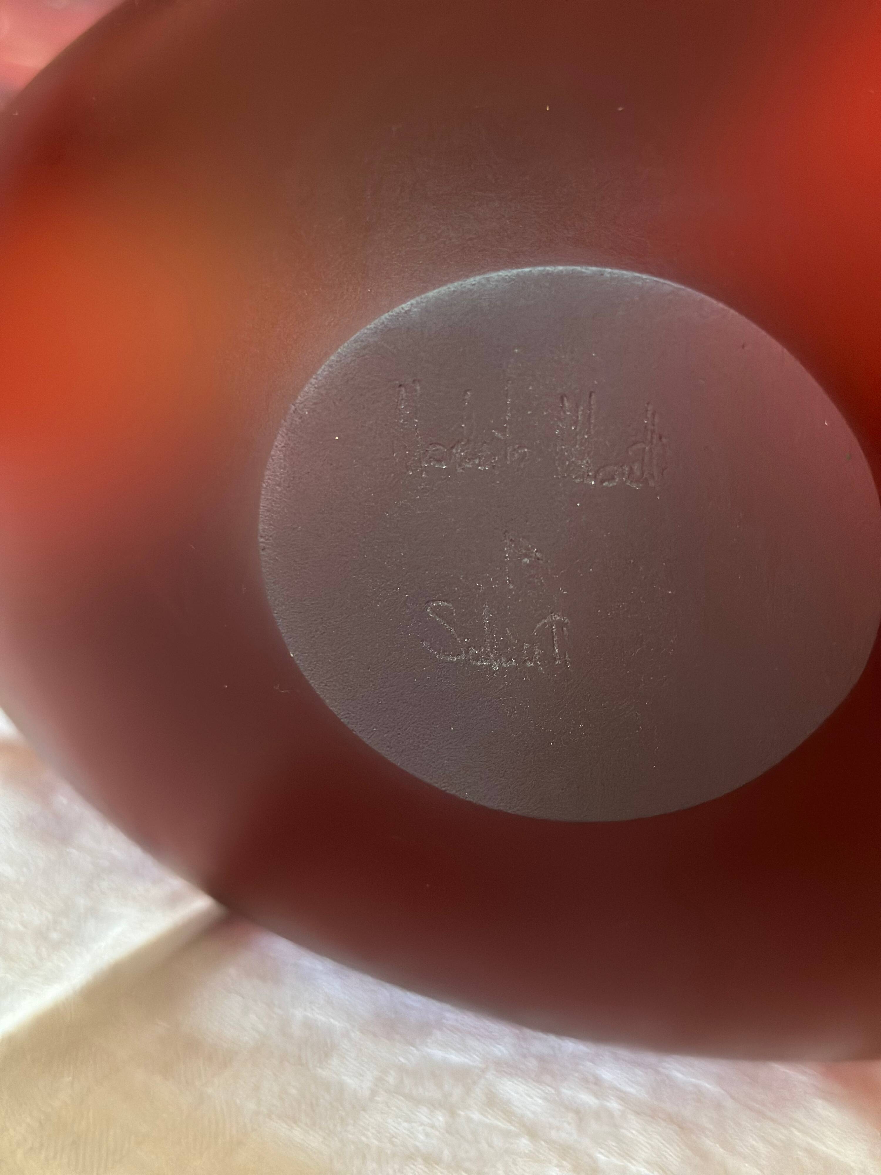 Sublime cup signed salviati murano, vintage model "pizzicati" 36 cm