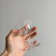 Set of 6 vintage glass cups for ice cream or champagne