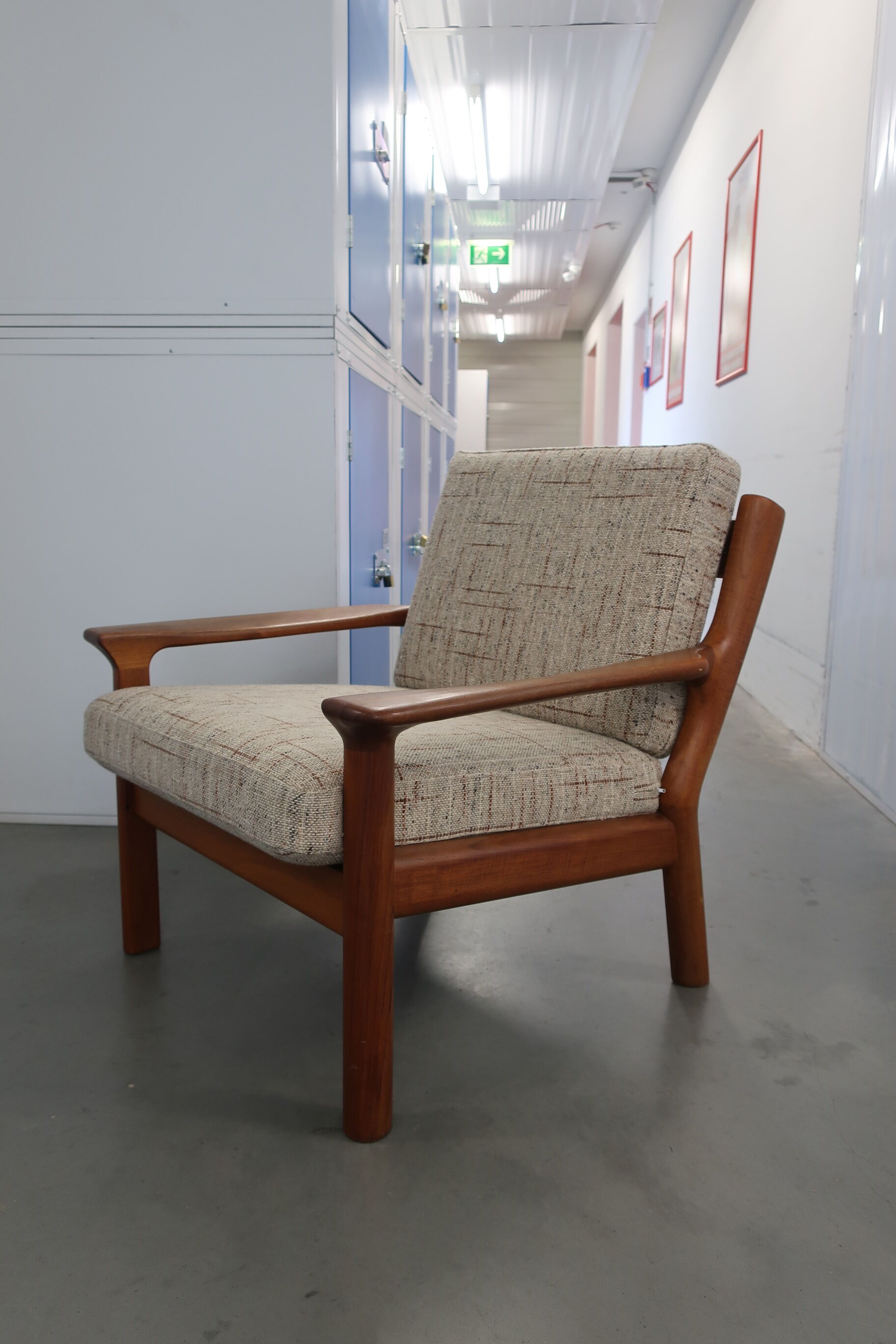 Pair of danish armchairs from the 60s in teak