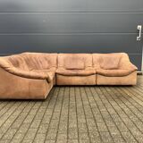 De Sede Ds46 Modulair 5mm Buffel leather NECK Cognac Bruin