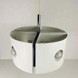 White suspension by Klaus Hempel for Kaiser Leuchten, 1970