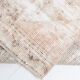 Distressed wool vintage runner rug 312x76cm