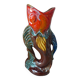 Vintage Vallauris Style Colorful Ceramic Fish Shaped Pitcher