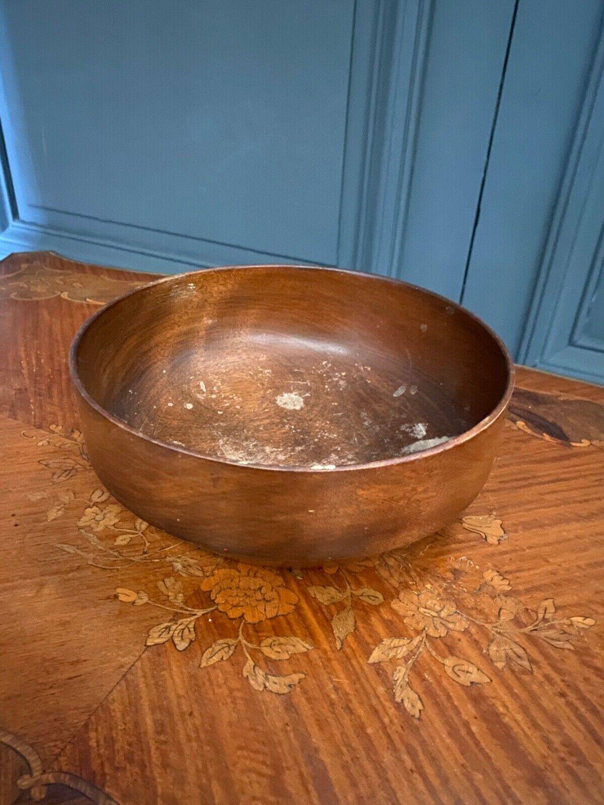 Woodbury Woodware Shelburne Vermont wooden salad bowl 1970