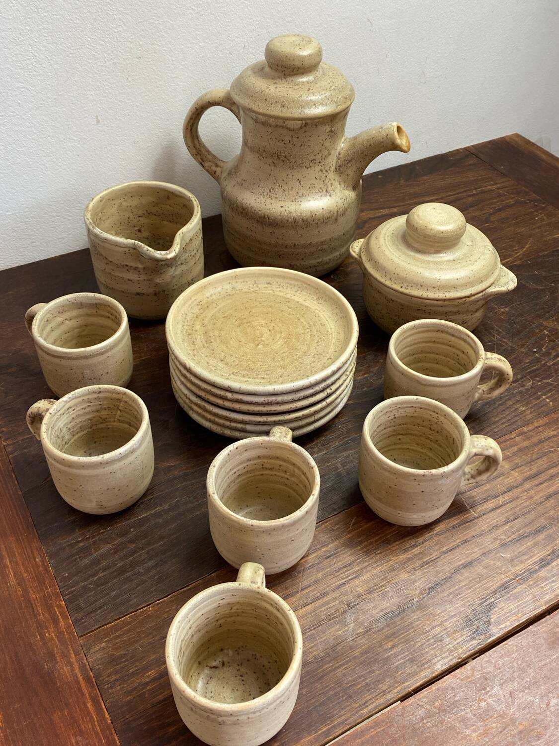 Niderviller stoneware coffee/tea service