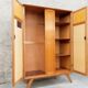 Armoire bois&rotin
