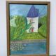 Tableau paysage moulin