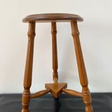 Vintage wooden tripod stool