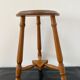 Vintage wooden tripod stool