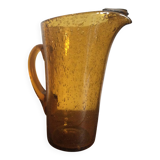 Bubble glass pitcher