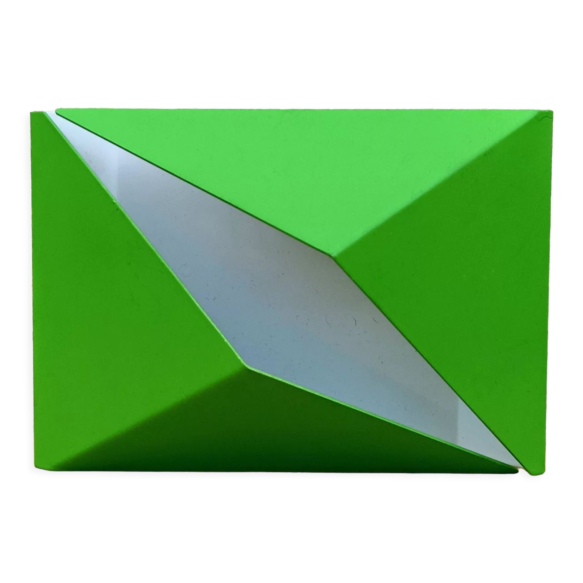 Wall lamp shape vintage origami