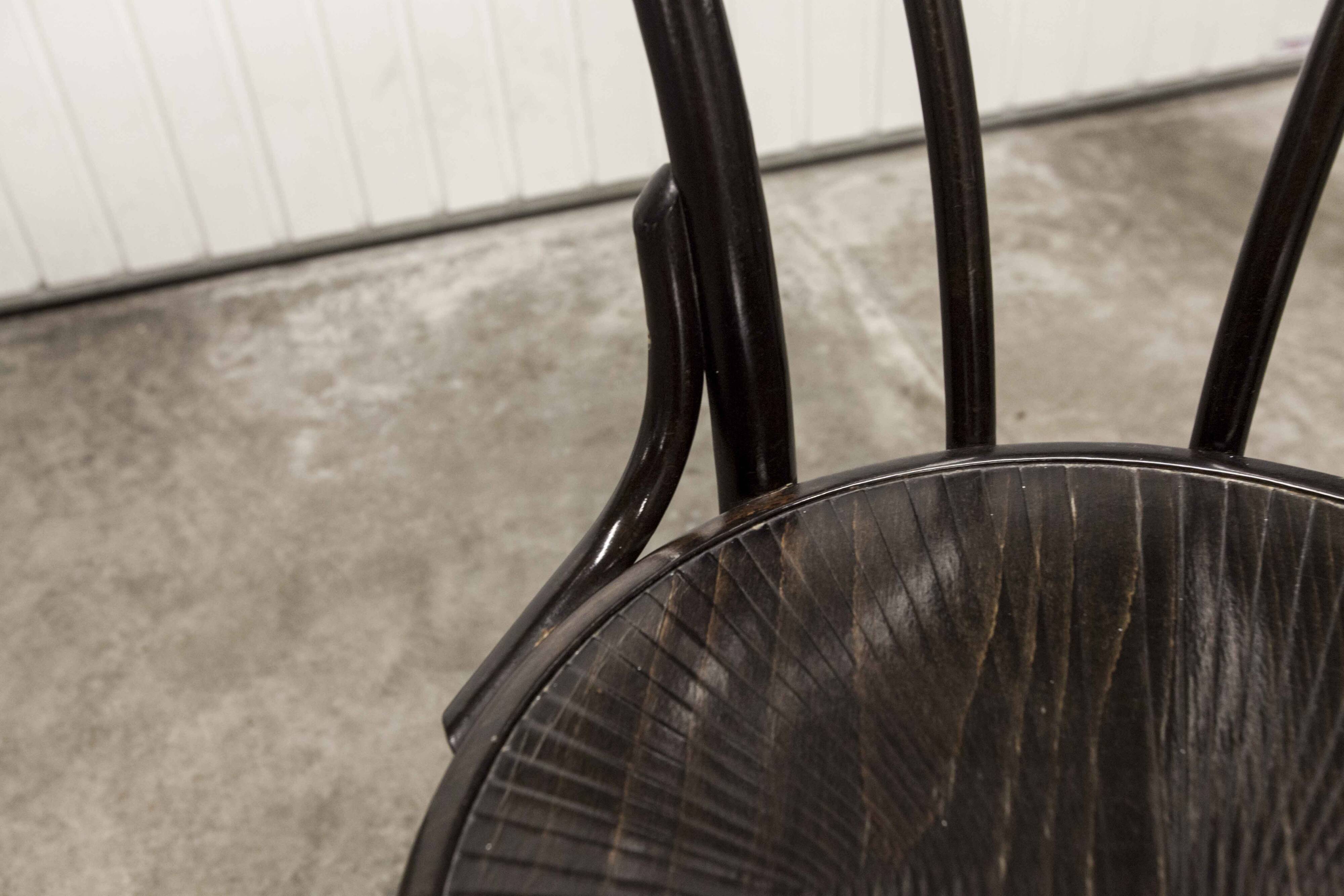 Baumann Bistro Chair ref 24 1990 curved wood