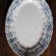 Plat ovale Terre de Fer Bleu Verdun HBC