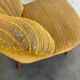 Chaise cocktail / fauteuil / canapé vintage jaune ocre