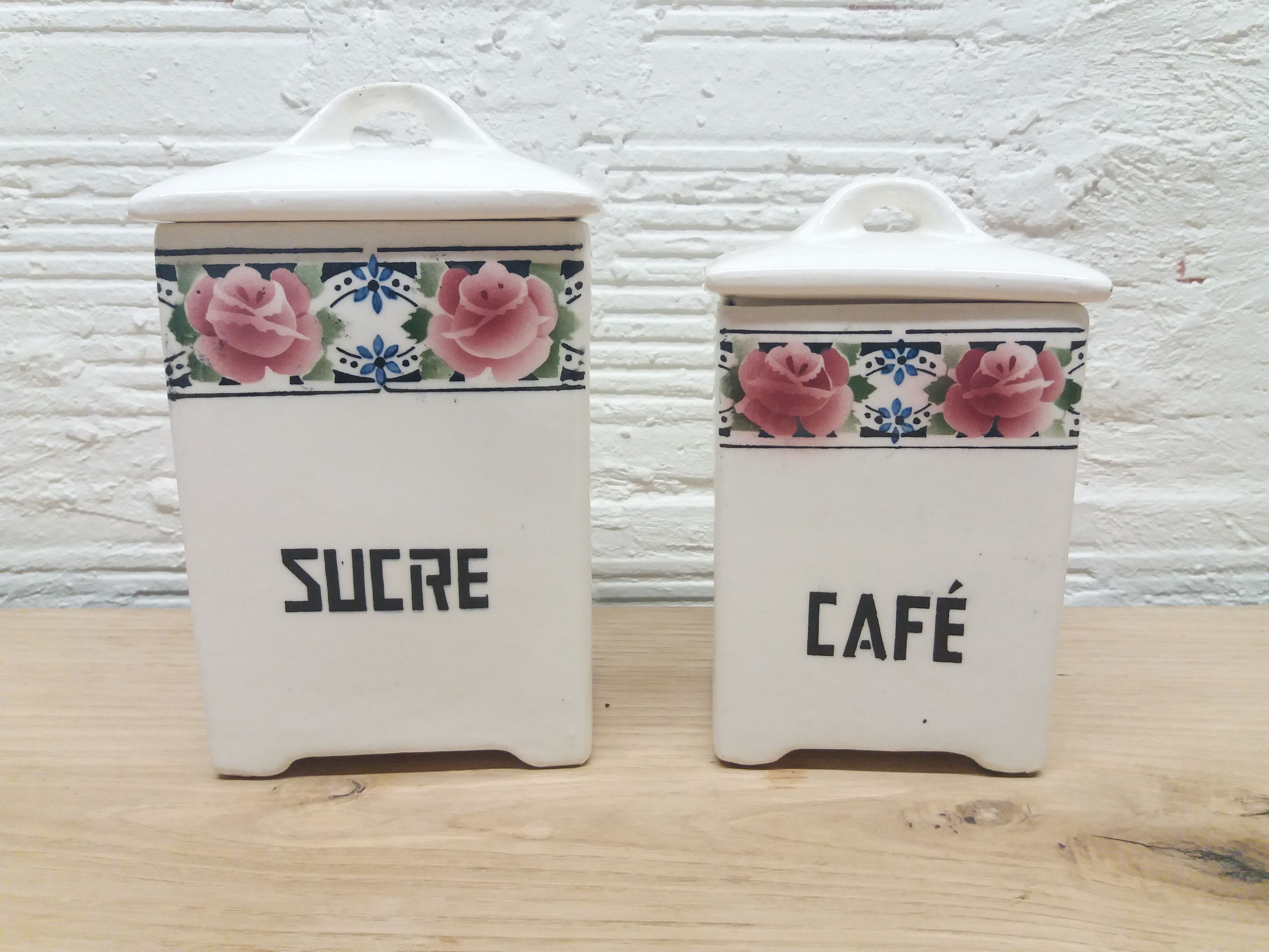 Paire pots à épices