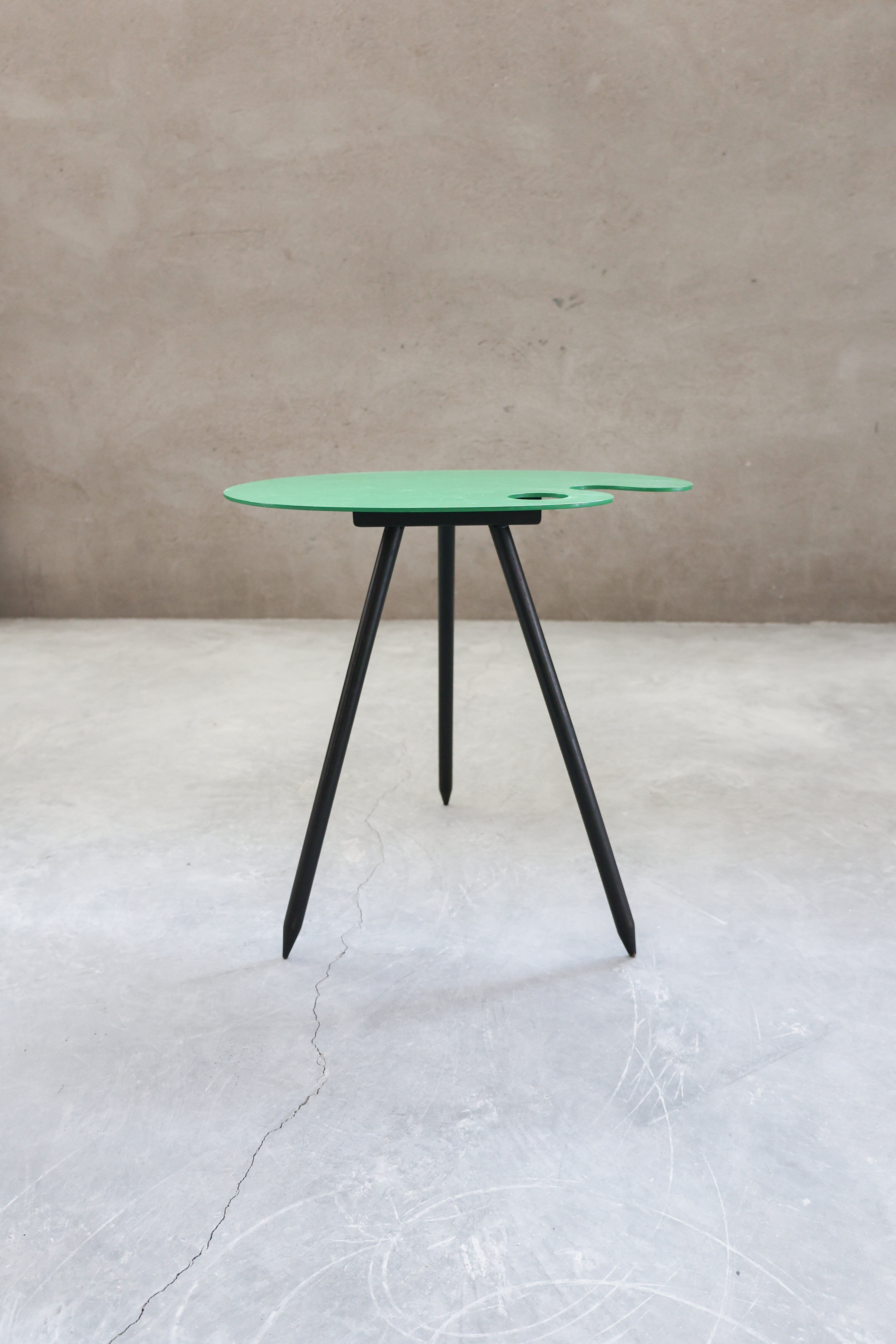 Side table by Lucien de Roeck for Bois Manu