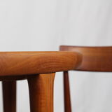 Table round Scandinavian teak
