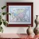 Asia, antique map, printed in 1852. Authentic.