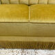 1930’s danish art deco 3 seat yellow velour sofa