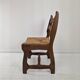 MidCentury Brutalist Oak "Razor Blade" Dining Chairs, Set of 6, France 60's