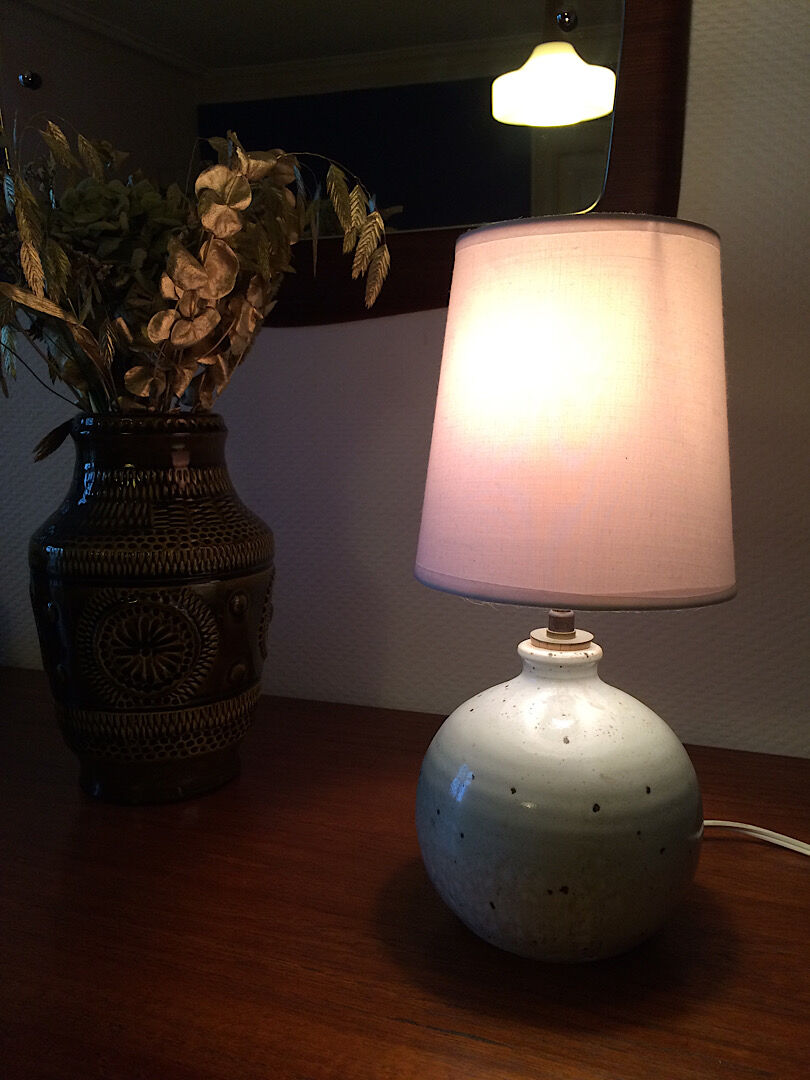 Vintage sandstone lamp