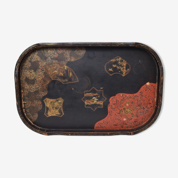 Japan - Antique lacquered wooden top