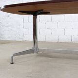 Ray and Charles Eames table "Segmented" in Rio Rosewood