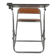 Pupitre pliable écolier vintage assise en similicuir