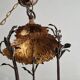 Lustre Naturaliste Aux Oiseaux, Fleurs Et Feuillages